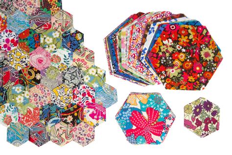 pre cut hexagon fabric pieces